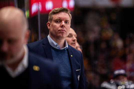 HV71s tränare Anton Blomqvist