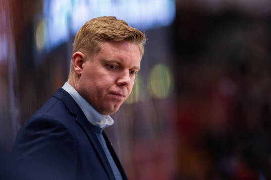 HV71s tränare Anton Blomqvist