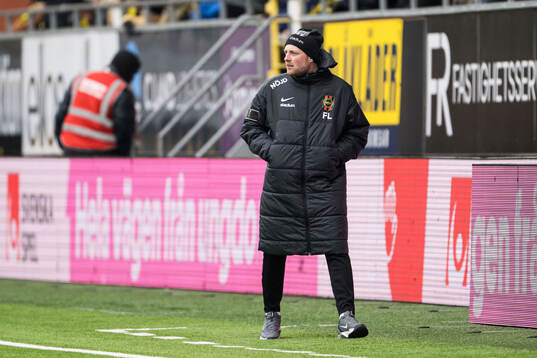 Brommapojkarnas tränare Fredrik Landén