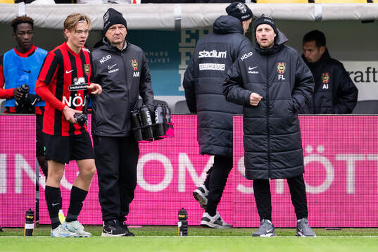 Brommapojkarnas huvudtränare Fredrik Landén