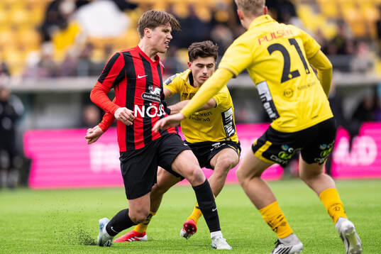 Brommapojkarnas Oliver Zandén och Elfsborgs Besfort Zeneli