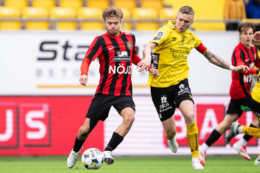 Brommapojkarnas Wilmer Odefalk och Elfsborgs Sebastian