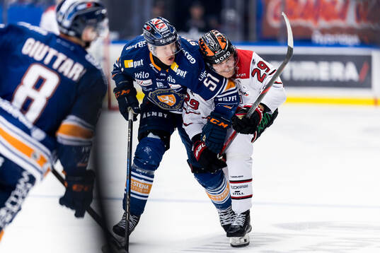 Växjös Emil Sylvegård och Örebros Milton Oscarson