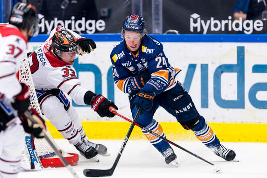 Örebros Christopher Mastomäki och Växjös Karl Henriksson