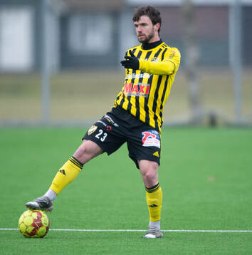 IFK Hässleholms Philippe Simon Edmonds i träningsmatchen
