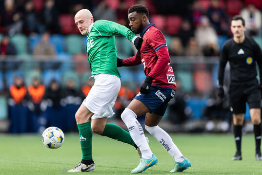 Brages Anton Lundin och Örgrytes Haladj Maidou Keita