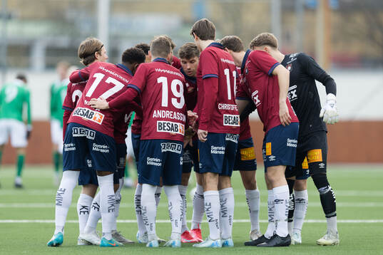 Örgryte spelare samlade