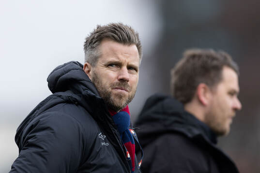 Örgrytes sportchef Pontus Farnerud och tränare Andreas