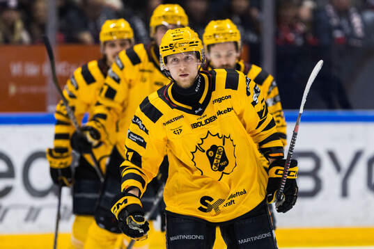Skellefteås Jonathan Davidsson jublar