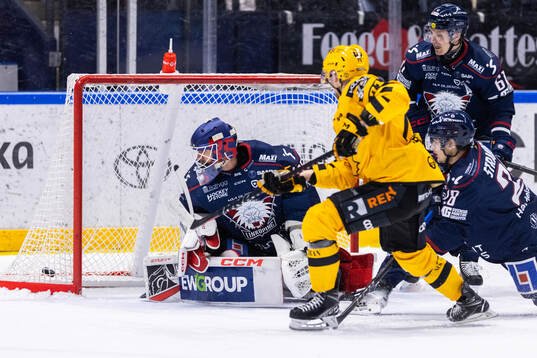 Skellefteås Jonathan Davidsson gör 0-1 bakom Linköpings