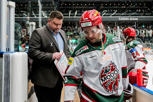 Modos tränare Mattias Karlin deppar