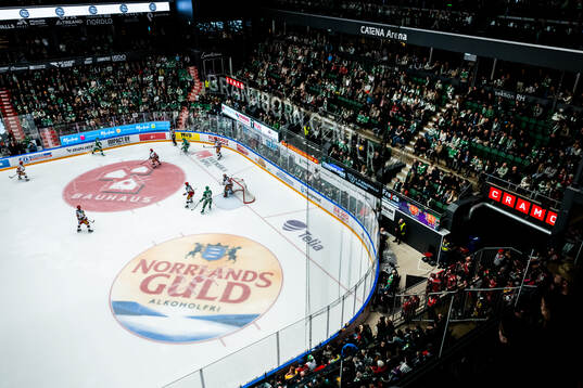 Norrlands Guld reklam i isen