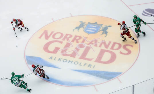 Norrlands Guld reklam i isen