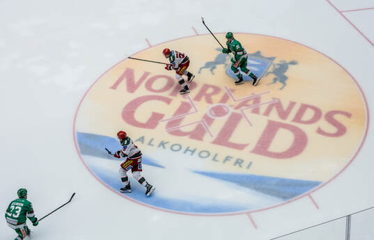 Norrlands Guld reklam i isen