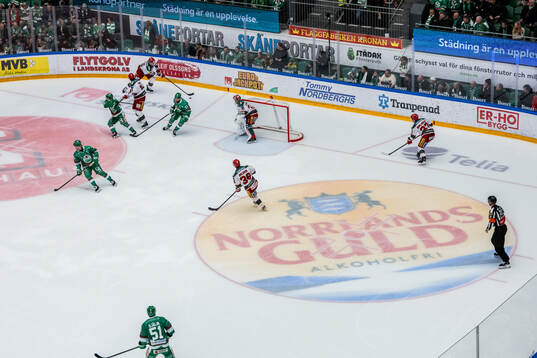 Norrlands Guld reklam i isen