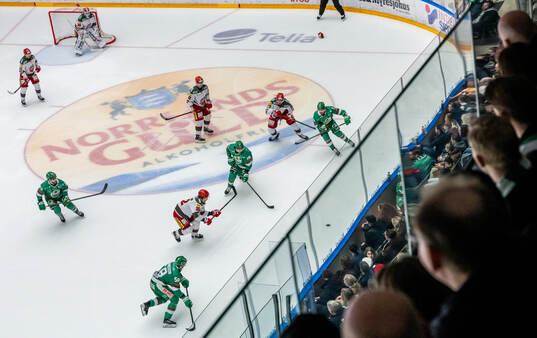 Norrlands Guld reklam i isen