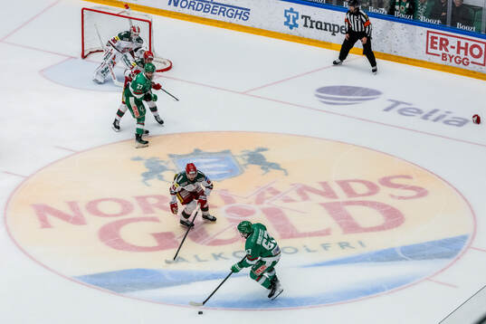 Norrlands Guld reklam i isen