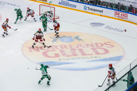 Norrlands Guld reklam i isen