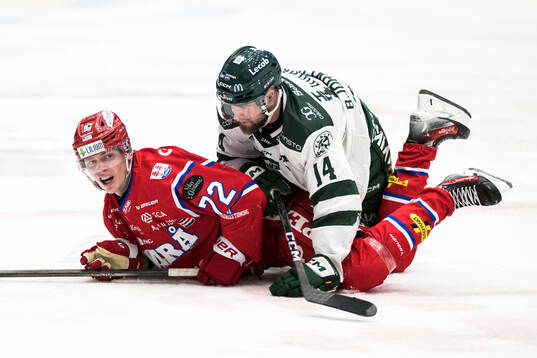 Timrås Erik Walli Walterholm och Färjestads Henrik