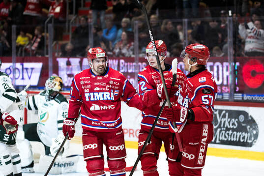 Timrås Anton Wedin, Anton Lander och Erik Walli Walterholm