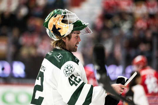 Färjestads målvakt Anders Lindbäck
