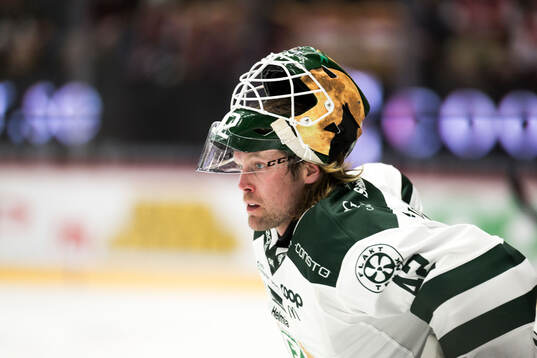 Färjestads målvakt Anders Lindbäck