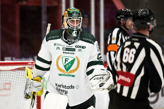 Färjestads målvakt Anders Lindbäck