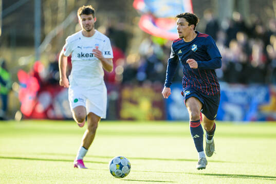 Helsingborgs Wilhelm Loeper och Östers Lukas Bergquist