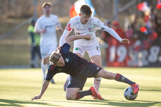 Östers David Seger och Helsingborgs Adrian Svanbäck