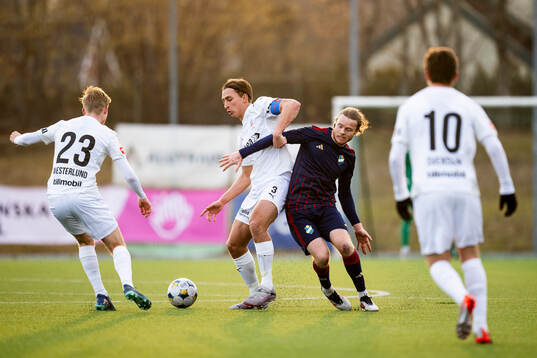 Helsingborgs Wilhelm Nilsson och Östers Daniel Ljung