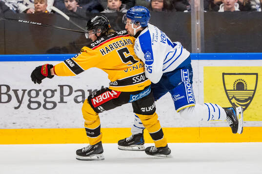 Luleås Marcus Hardegård och Leksands Max Veronneau