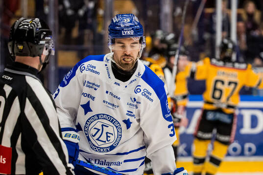 Leksands Eddie Larsson deppar