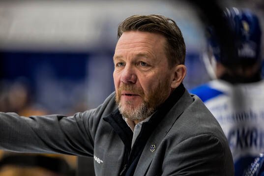 Leksands tränare Charles Berglund