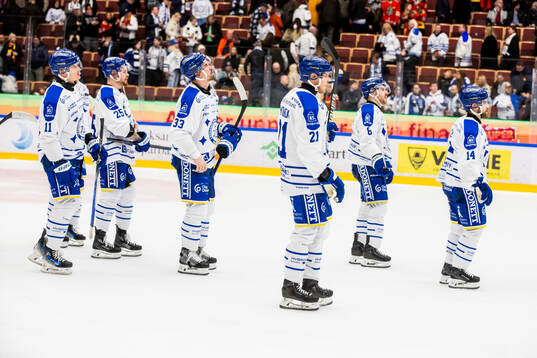 Leksands spelarna deppar