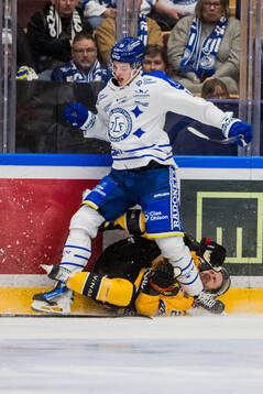 Leksands Anton Johansson och Luleås Brendan Shinnimin