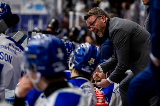 Leksands tränare Charles Berglund