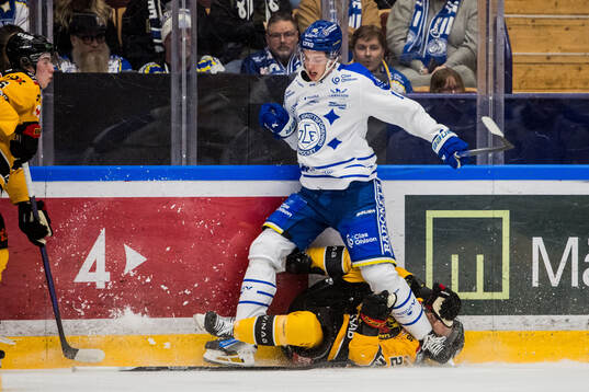 Leksands Anton Johansson och Luleås Brendan Shinnimin