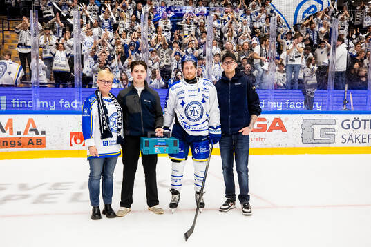 Leksands Justin Glenn Kloos utsedd till matchens lirare