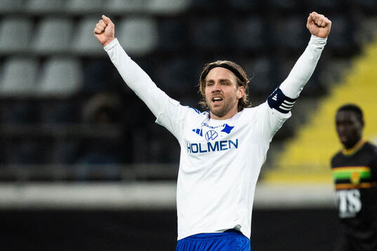 IFK Norrköpings Christoffer Nyman jublar