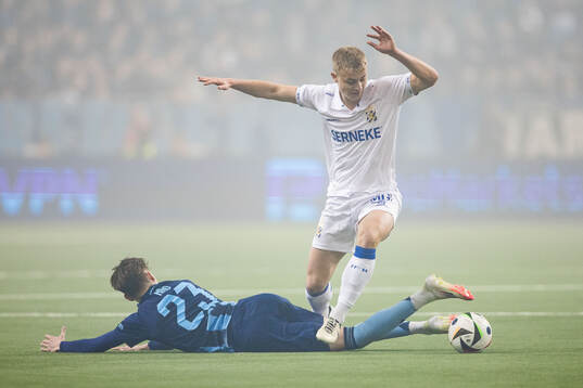 Djurgårdens Nino Zugelj och IFK Göteborgs David Kruse