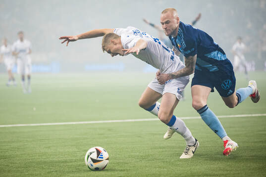 IFK Göteborgs David Kruse och Djurgårdens Adam Ståhl