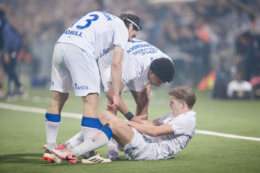 IFK Göteborgs Felix Eriksson har ont