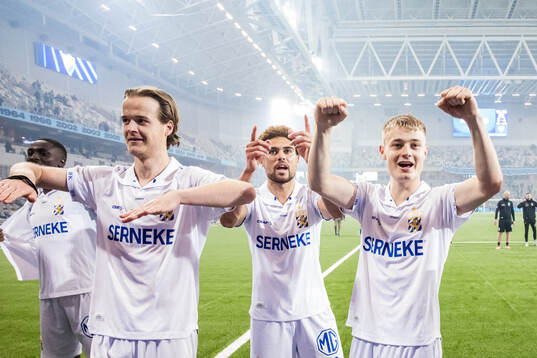 IFK Göteborgs August Erlingmark, Thomas Santos och David