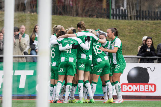 Hammarbys Vilde Hasund jublar