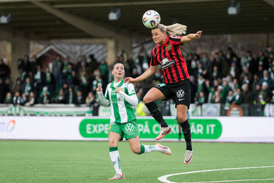 Hammarbys Smilla Vallotto och Brommapojkarnas Johanna
