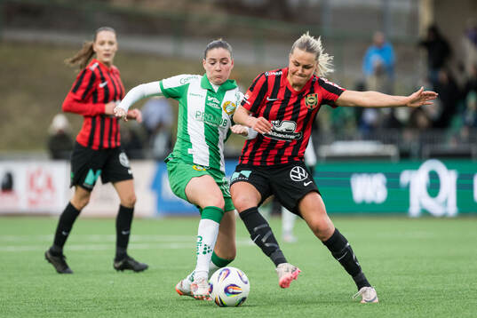 Hammarbys Smilla Vallotto och Brommapojkarnas Johanna