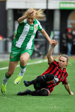 Hammarbys Smilla Holmberg och Brommapojkarnas Frida