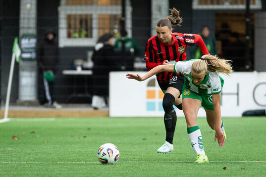 Brommapojkarnas Frida Thörnqvist och Hammarbys Smilla