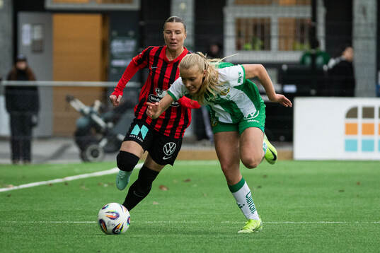 Brommapojkarnas Frida Thörnqvist och Hammarbys Smilla