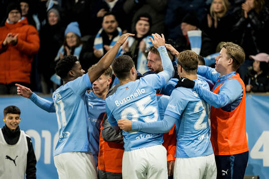 Malmö FFs Pontus Jansson jublar